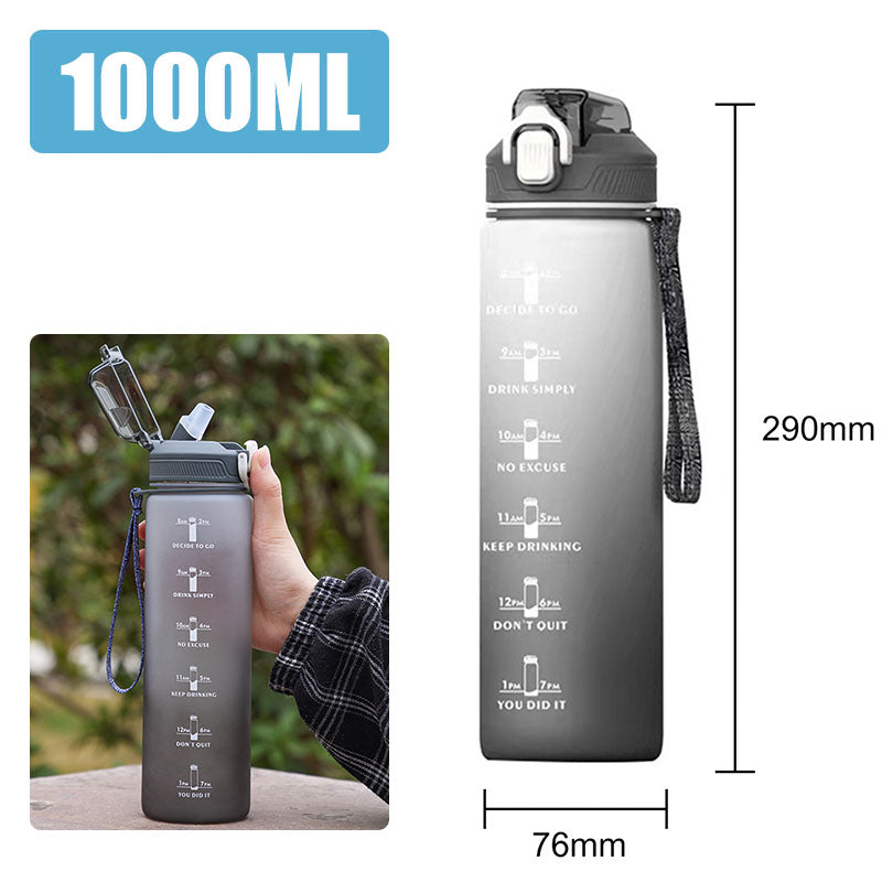 Bouteille d'eau motivante