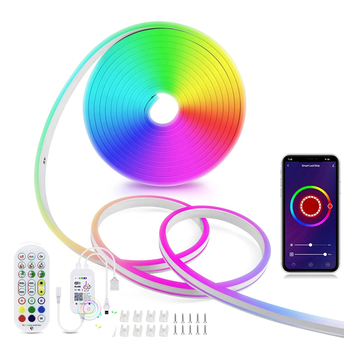Bande LED intelligente au néon