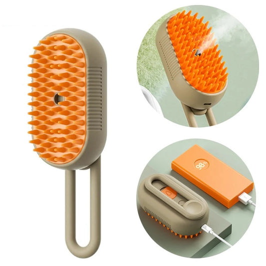 3 in 1 Katzendampfbürste Verbesserte Version