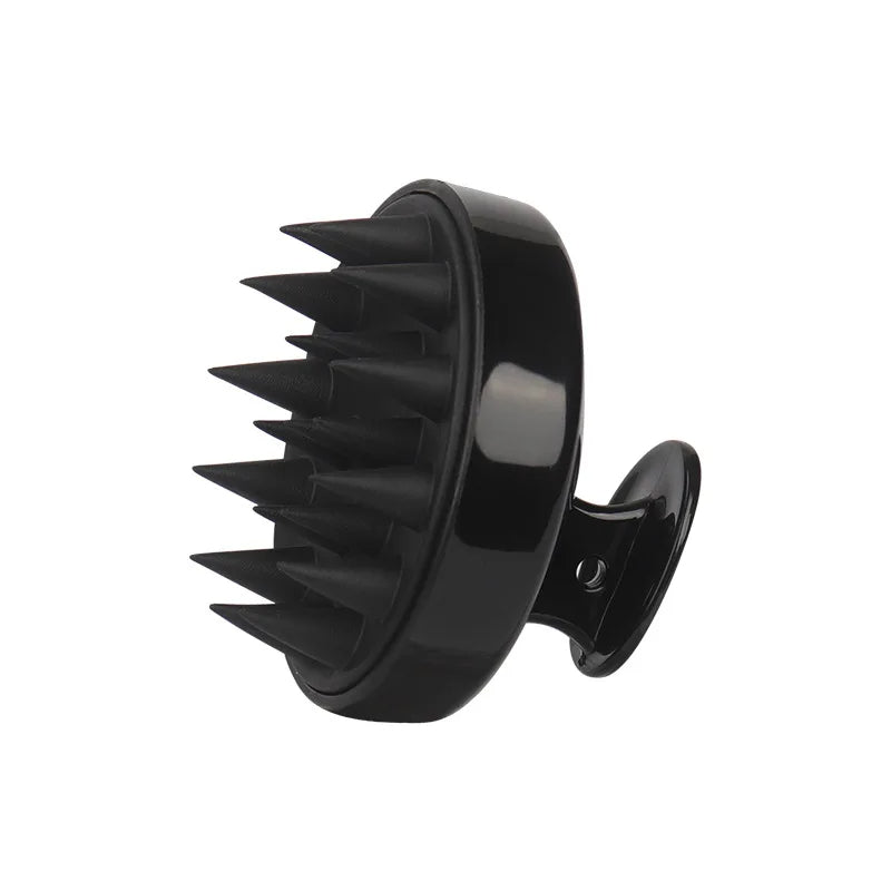 Tête de brosse à shampooing en silicone Peigne de massage du cuir chevelu