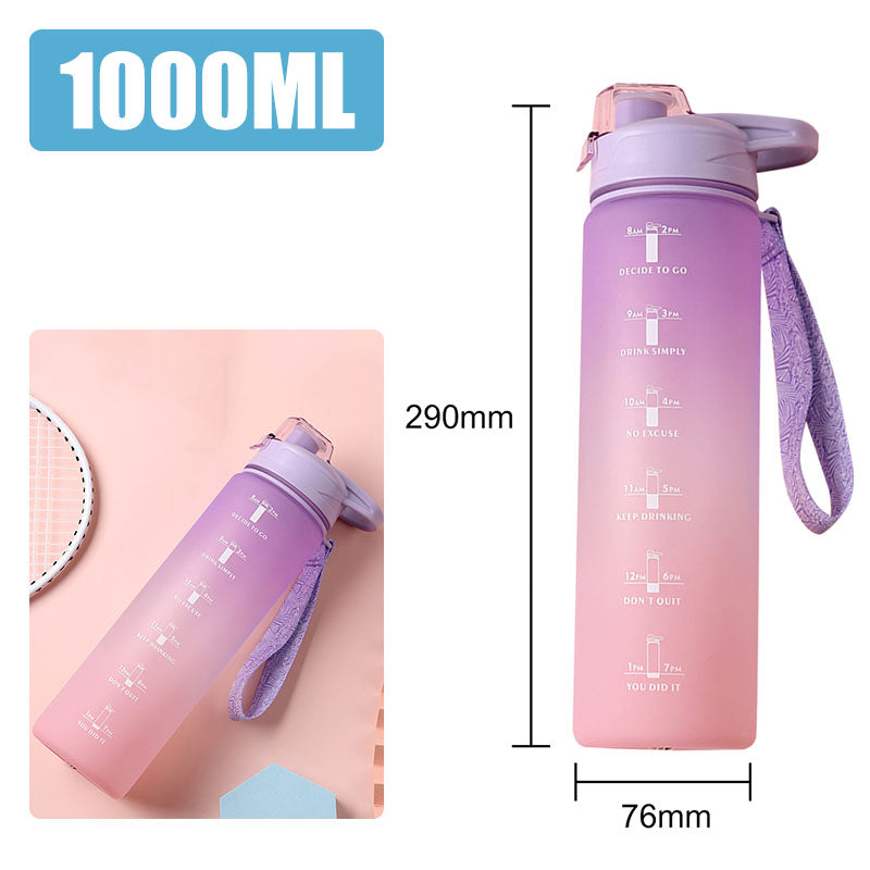 Bouteille d'eau motivante