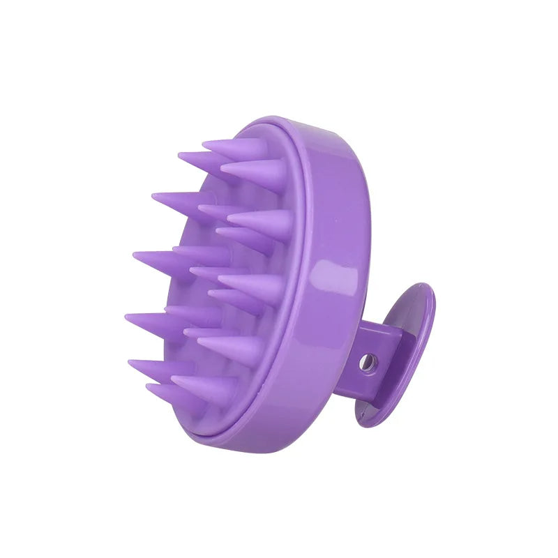 Tête de brosse à shampooing en silicone Peigne de massage du cuir chevelu