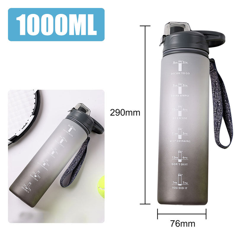 Bouteille d'eau motivante