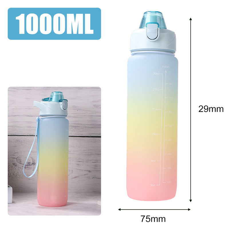 Bouteille d'eau motivante