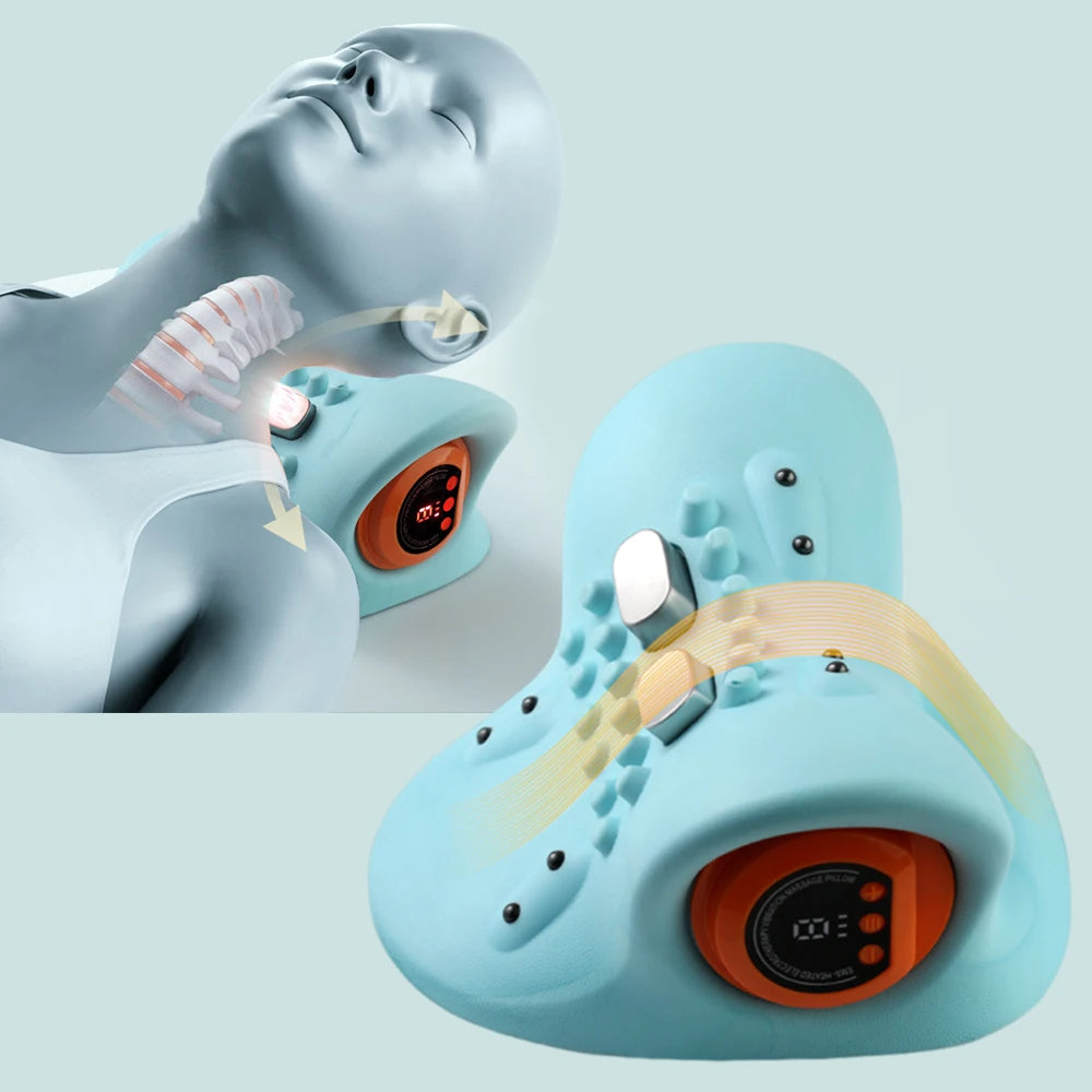 Masseur cervical EMS avec civière