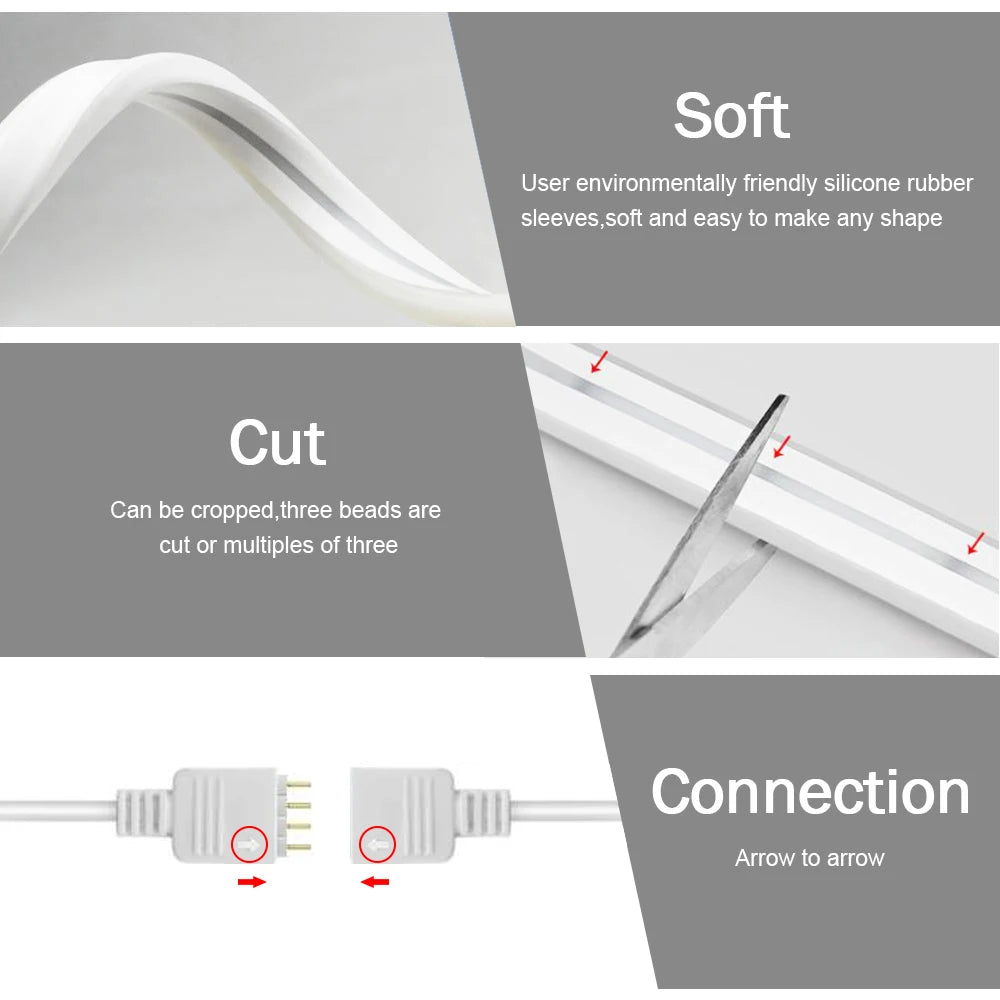 Bande LED intelligente au néon