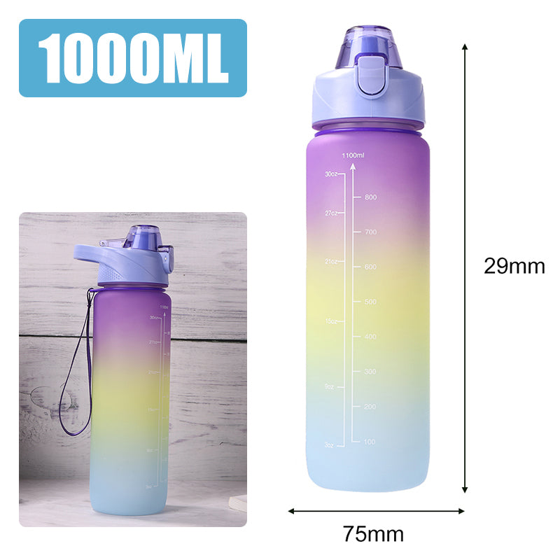 Bouteille d'eau motivante