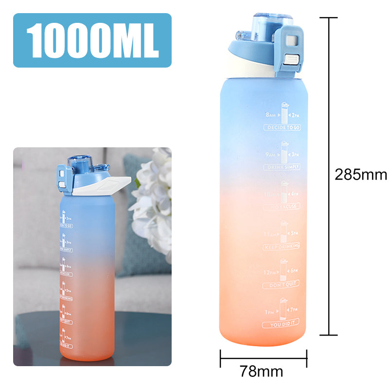 Bouteille d'eau motivante