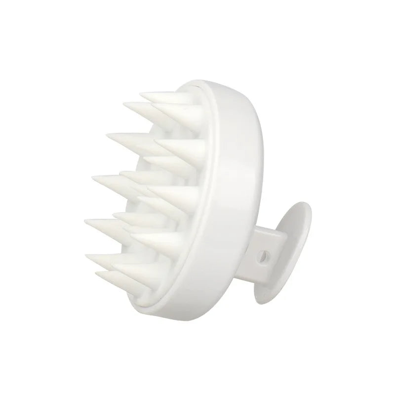 Tête de brosse à shampooing en silicone Peigne de massage du cuir chevelu