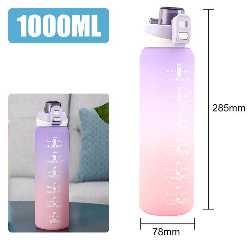 Bouteille d'eau motivante
