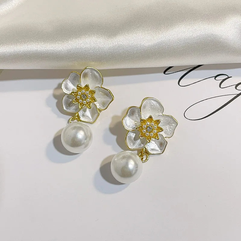 Schmuck CC Style Perlen Vintage Ohrringe