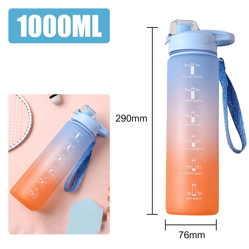 Bouteille d'eau motivante