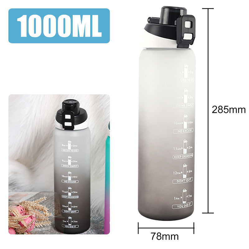 Bouteille d'eau motivante