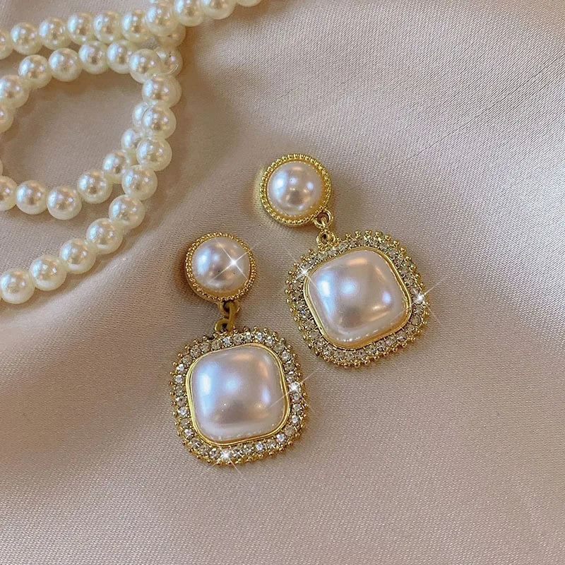 Schmuck CC Style Perlen Vintage Ohrringe