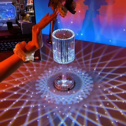 Lampe en cristal de diamant