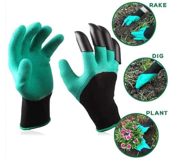 Gants de jardinage avec griffes