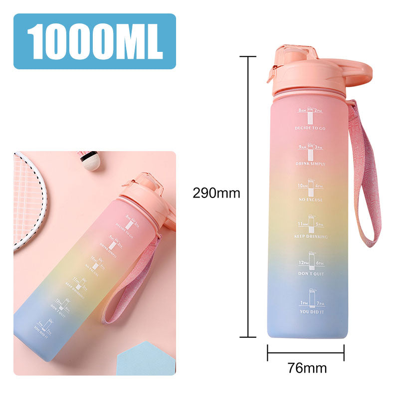 Bouteille d'eau motivante
