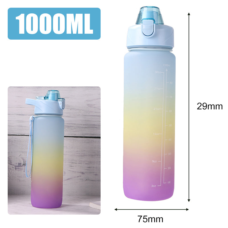 Bouteille d'eau motivante