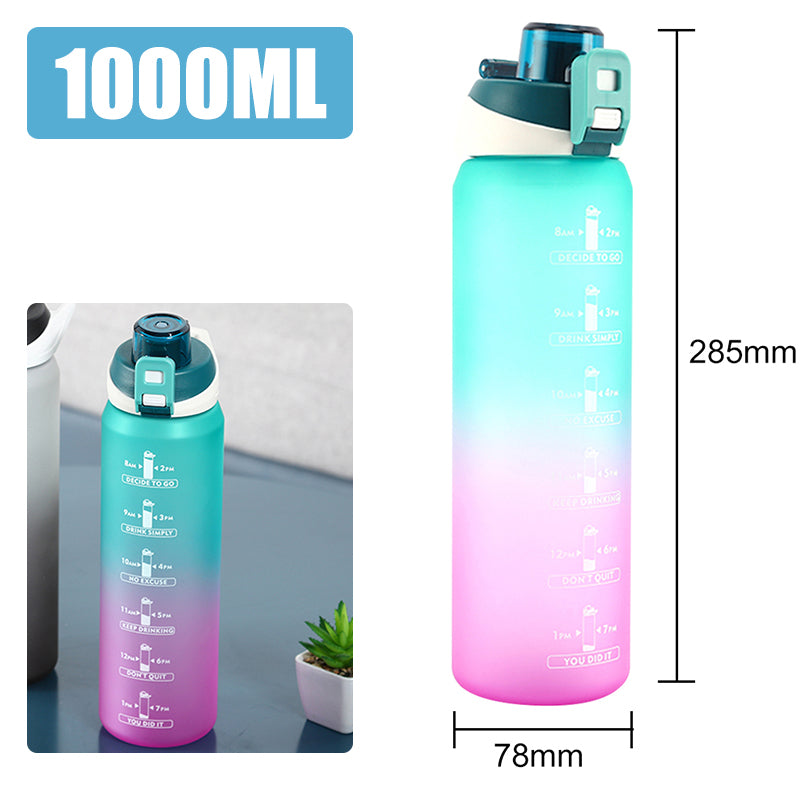 Bouteille d'eau motivante