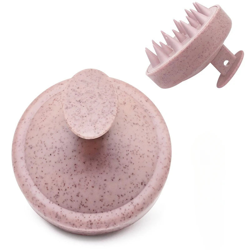 Tête de brosse à shampooing en silicone Peigne de massage du cuir chevelu