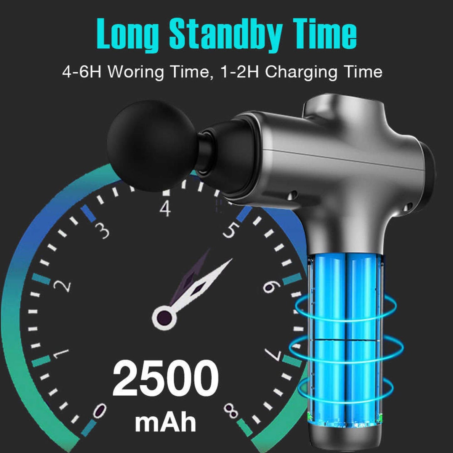 PowerRelax Pro : Le pistolet de massage parfait pour une relaxation et une récupération maximales