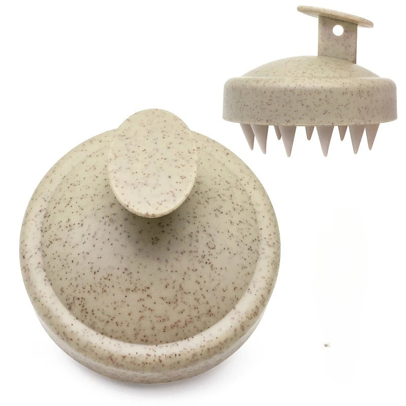 Tête de brosse à shampooing en silicone Peigne de massage du cuir chevelu