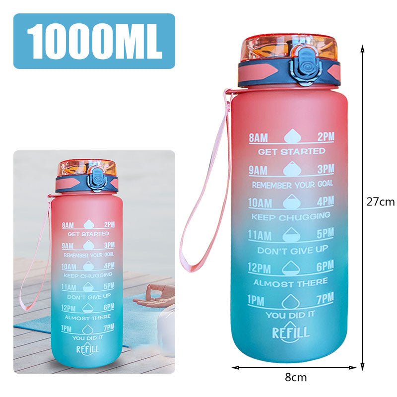 Bouteille d'eau motivante