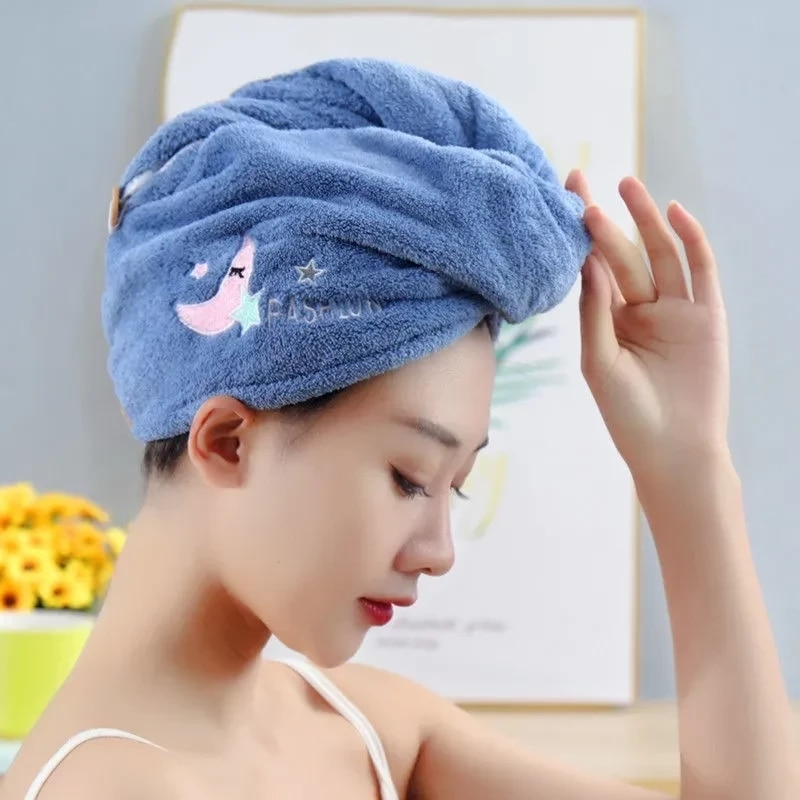 Serviette de tête à séchage rapide