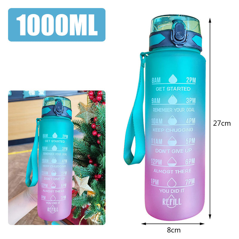 Bouteille d'eau motivante