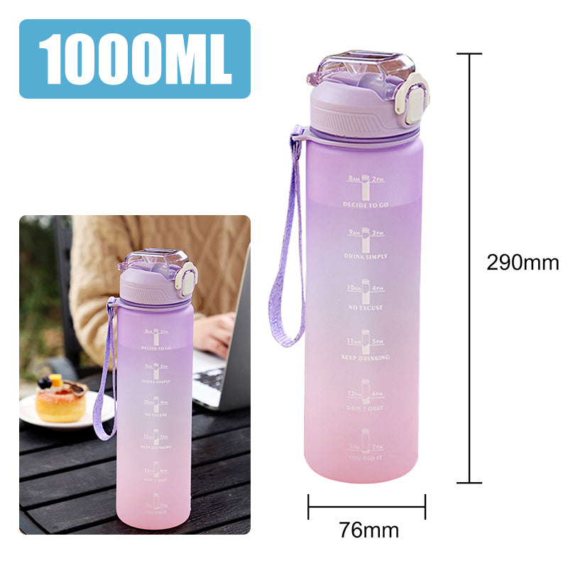 Bouteille d'eau motivante