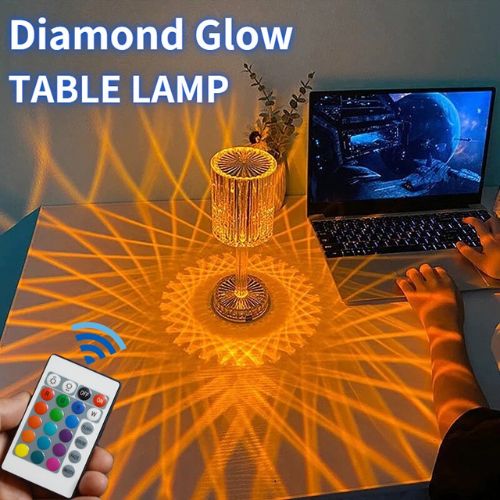 Lampe en cristal de diamant