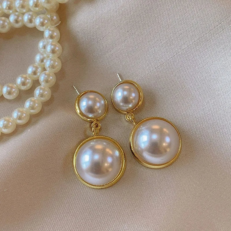 Schmuck CC Style Perlen Vintage Ohrringe