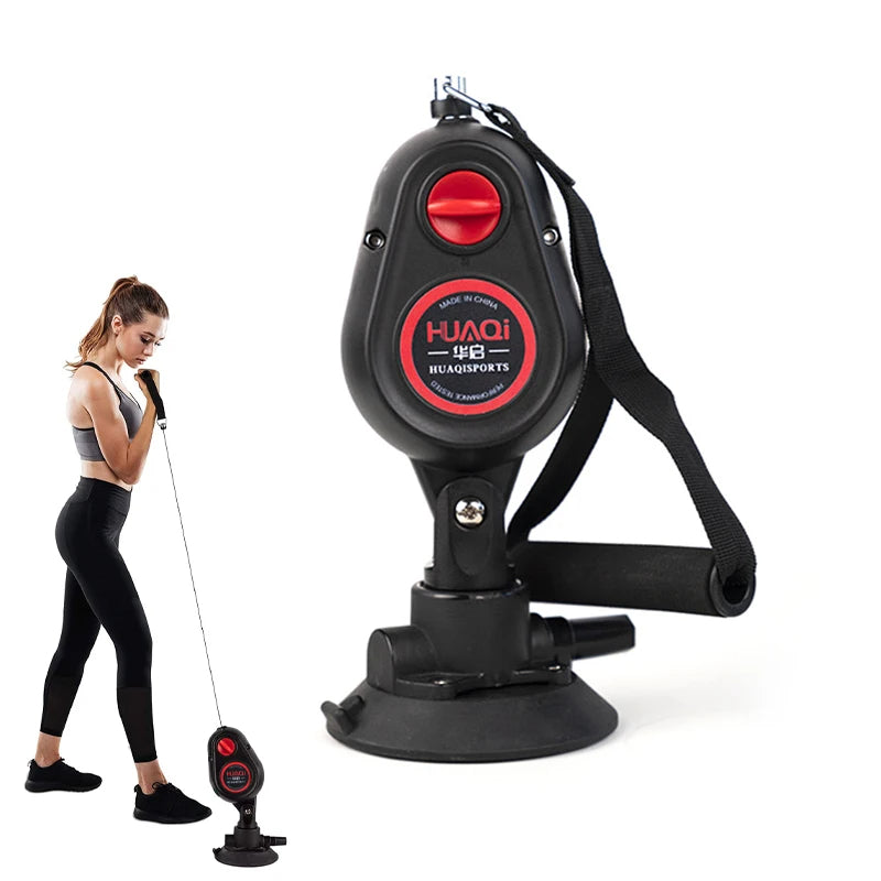 Entraîneur de résistance de fitness avec corde de traction et ventouse
