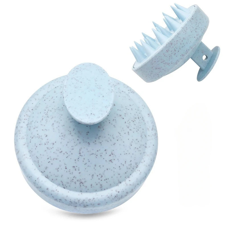 Tête de brosse à shampooing en silicone Peigne de massage du cuir chevelu