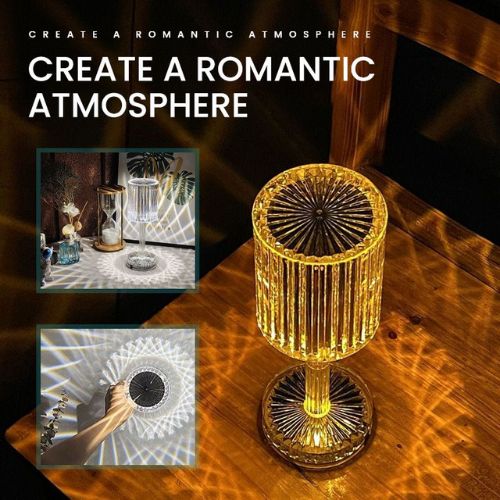 Lampe en cristal de diamant