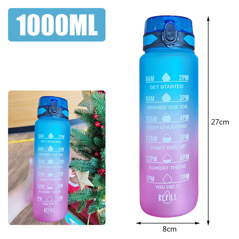 Bouteille d'eau motivante