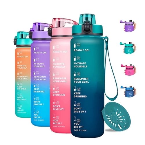 Bouteille d'eau motivante