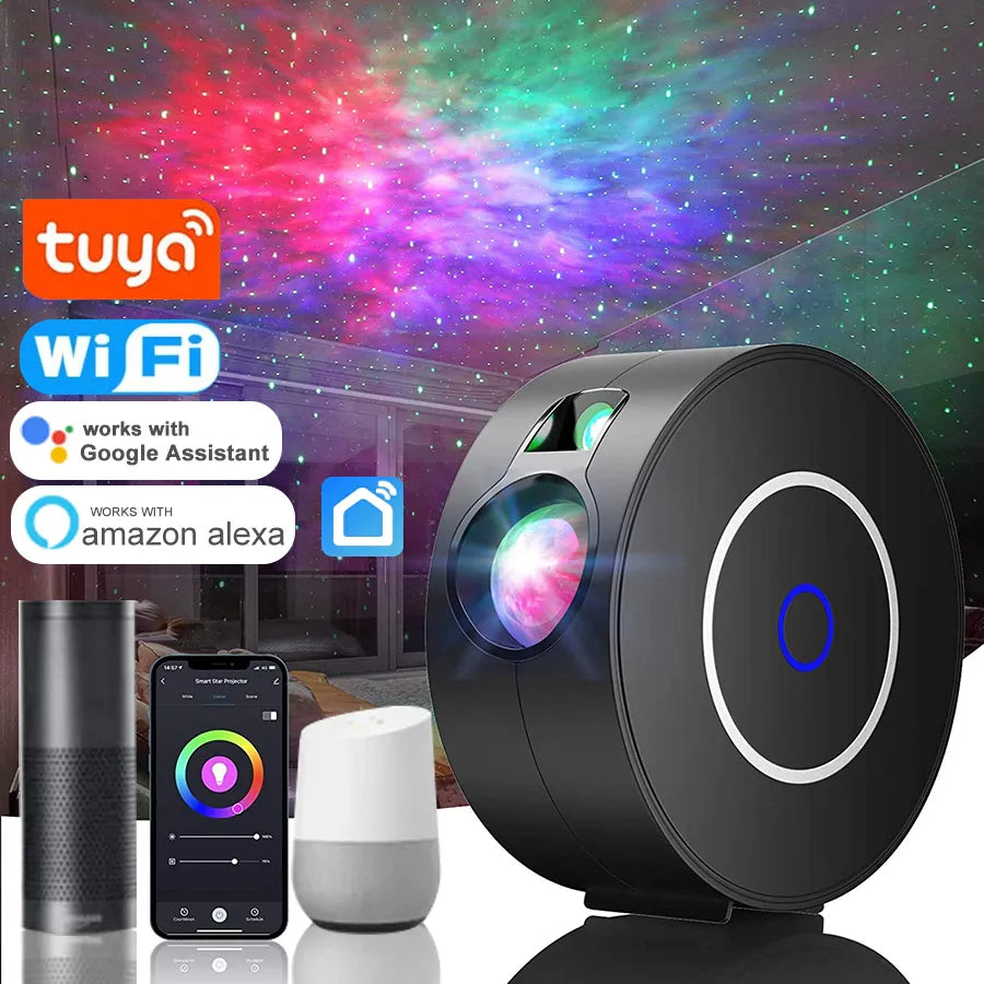Projecteur d'étoiles Aurora Galaxy Smart WiFi Tuya Veilleuse