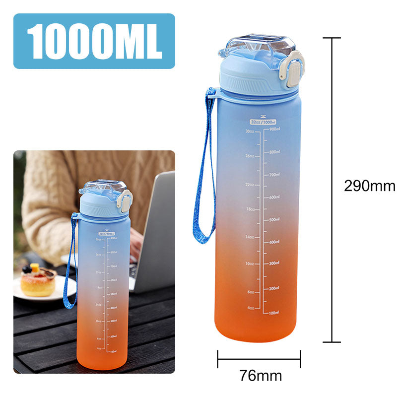 Bouteille d'eau motivante
