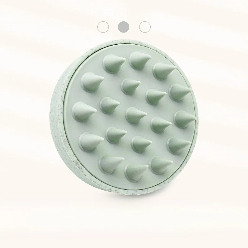 Tête de brosse à shampooing en silicone Peigne de massage du cuir chevelu
