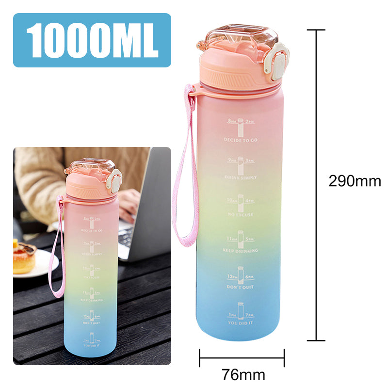 Bouteille d'eau motivante