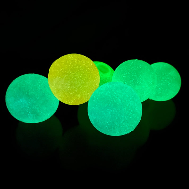 Balles rebondissantes collantes luminescentes